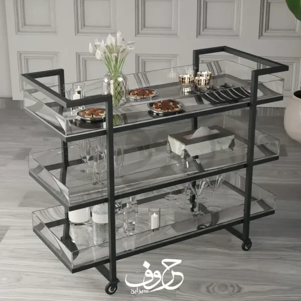 Luxury Iron & Plexi Serving 120L*40W*85H