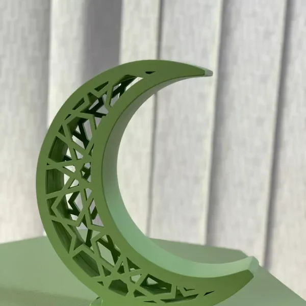 قطعة زخرفية على شكل هلال رمضان