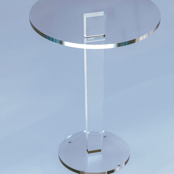 Circular Side table for serving